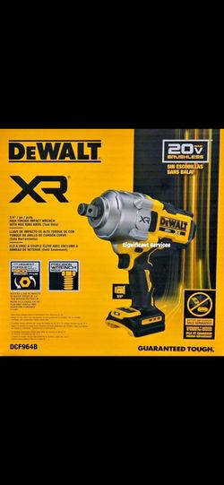 DEWALT
20V Brushless Cordless 3/4 in. High Torque Impact Wrench Kit with Hog Ring Anvil (Tool Only)