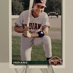 1992 Upper Deck MANNY RAMIREZ RC Top Prospect #63 Rookie Cleveland Indians  