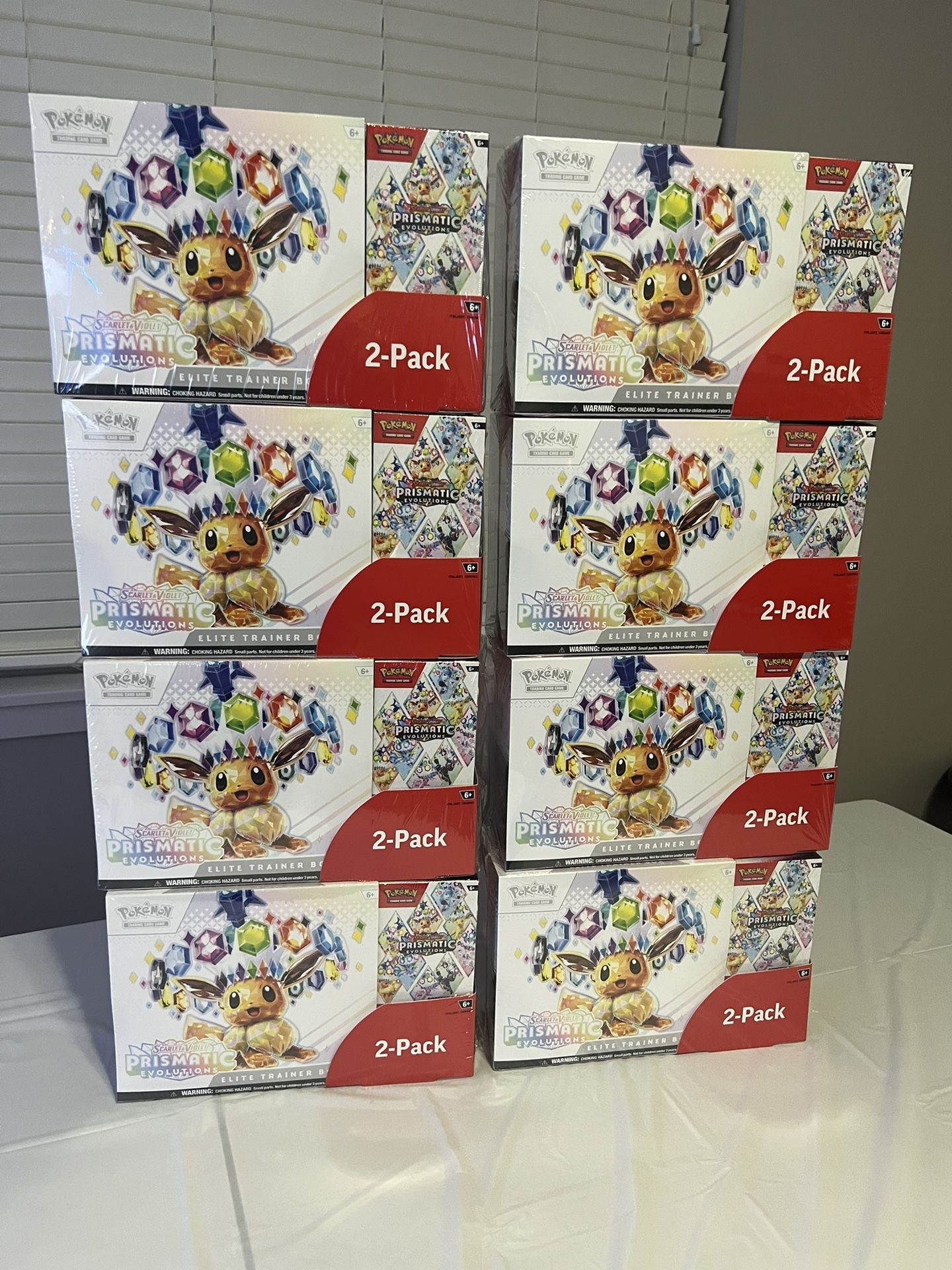 Pokemon Prismatic Evolutions Costco 2 pack ETB & Bundle