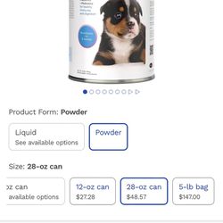 Puppy Powder Milk 
