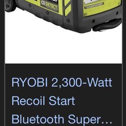 Ryobi Generator