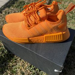 Adidas Originals NMD_R1  Women's Running Shoes Sneakers Orange GV9439- Size 8