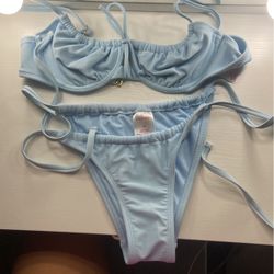 blue bikini set 