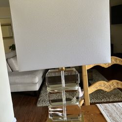 2 Crystal Table Lamps