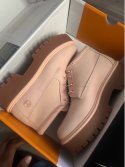 Timbs platform Pink