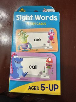 Sight Words Flash Cards