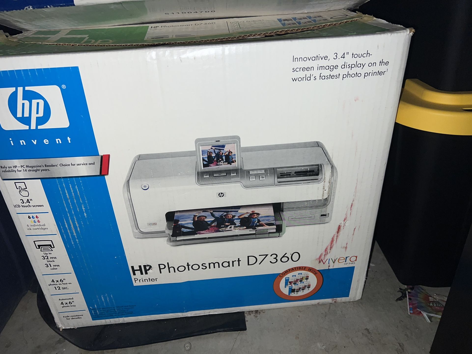 HP Photosmart D7360 Inkjet Printer