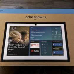 New Echo Show 15 Gen 2