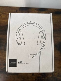 Bose A30 Aviation Headset Bluetooth (A30-BT) Dual GA plug