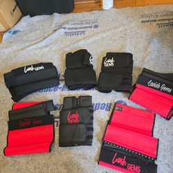 Lavish Gems Waist Trainer Lot of 7 Sauna Belts Fitness Workout Wraps Mixed Sizes