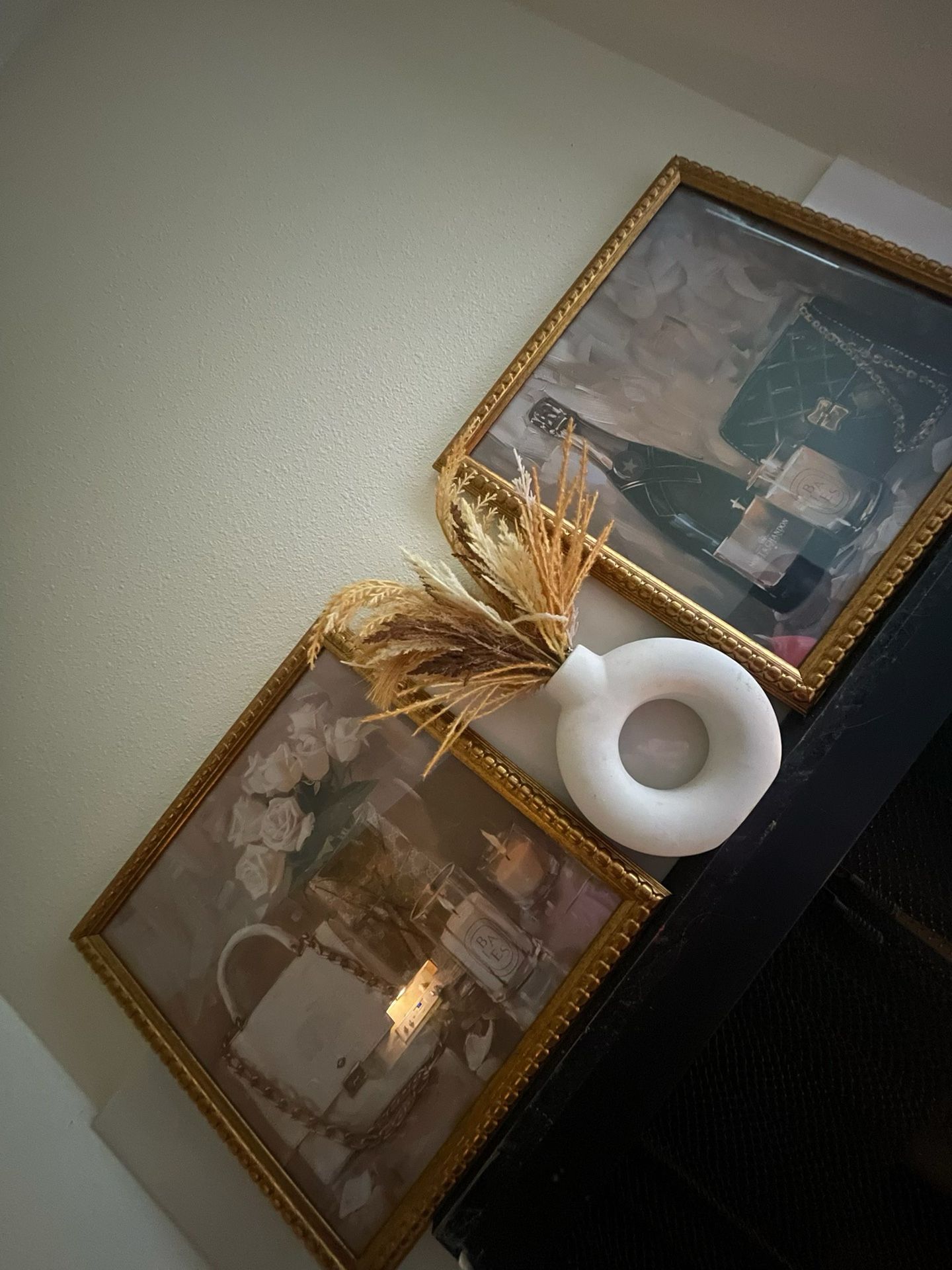 Vintage Wall Art - Framed Decorative Hanging Painting
