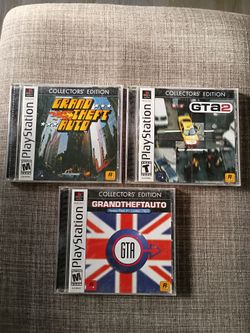 Gta Grand Theft Auto Collectors Edition Ps1 PlayStation 1
