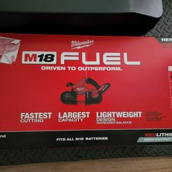 Milwaukee M18 Band Saw New