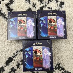 Disney Lorcana Trove First Chapter Open Box “No Packs”