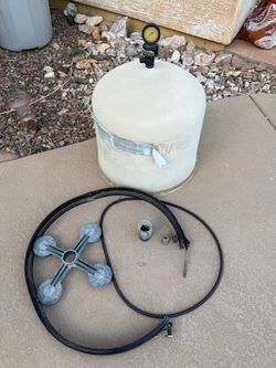 Pentair Clean & Clear pool filter top half.