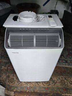 Toshiba 14000 Btu portable air conditioner with heater and deumidifier. Retails for $647.