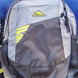 New High Sierra Grey Backpack 