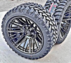 22X12 GEAR OFF ROAD WHEEL & TIRE PACKAGE Chevy GMC Ford Ram Jeep Toyota $2200 Cash OTD
