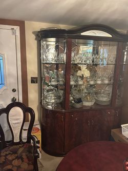Glass Case With Drawers