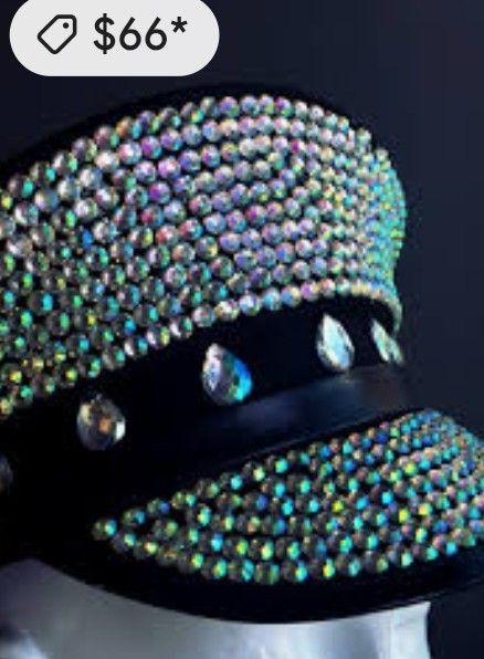 Rhinestone Steampunk Hat