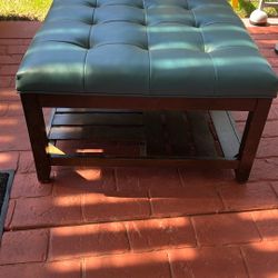 Leather Coffee Table