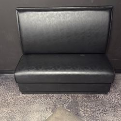 Black Banquette Sofas (x8)