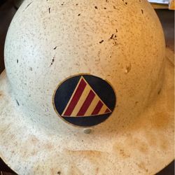  Vintage  Military Civil Defense Helmet 