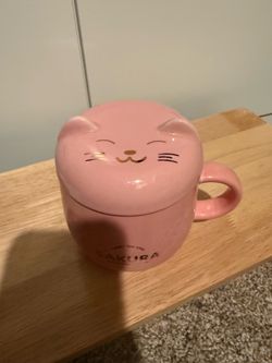 Cat Sakura Pink Mug
