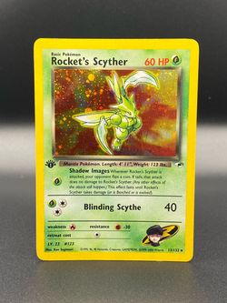 Rocket's Scyther - Gym Heroes (G1) First Edition Holo
