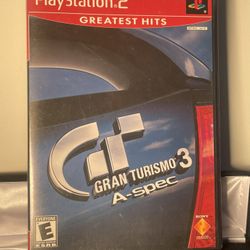 Gran Turismo 3 A-Spec Greatest Hits FOR PS2