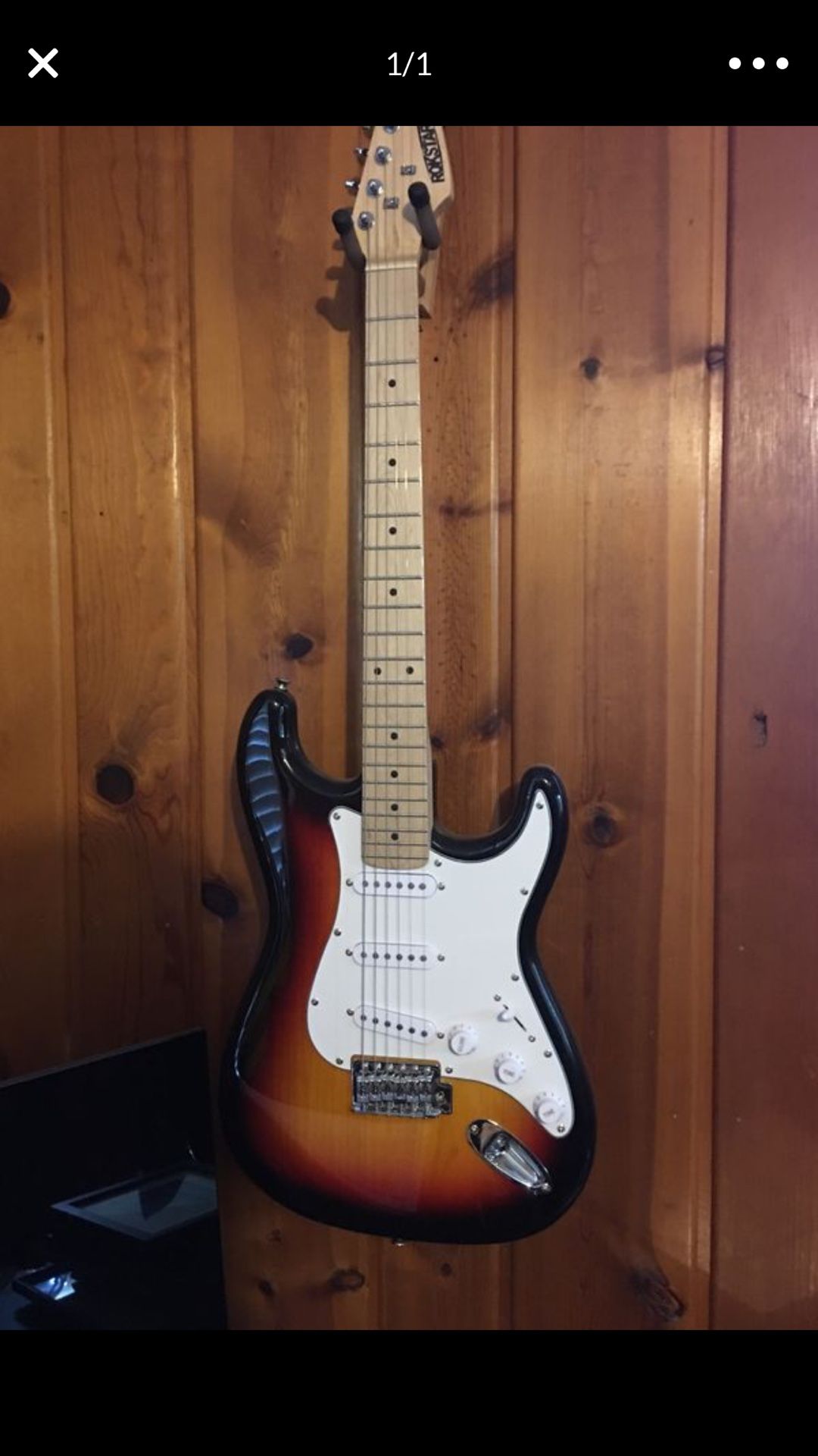 Brand new electric guitar