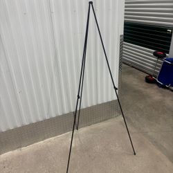 Display Easel for Floor, Standard Tripod Design, Collapsible - Black.. $30
