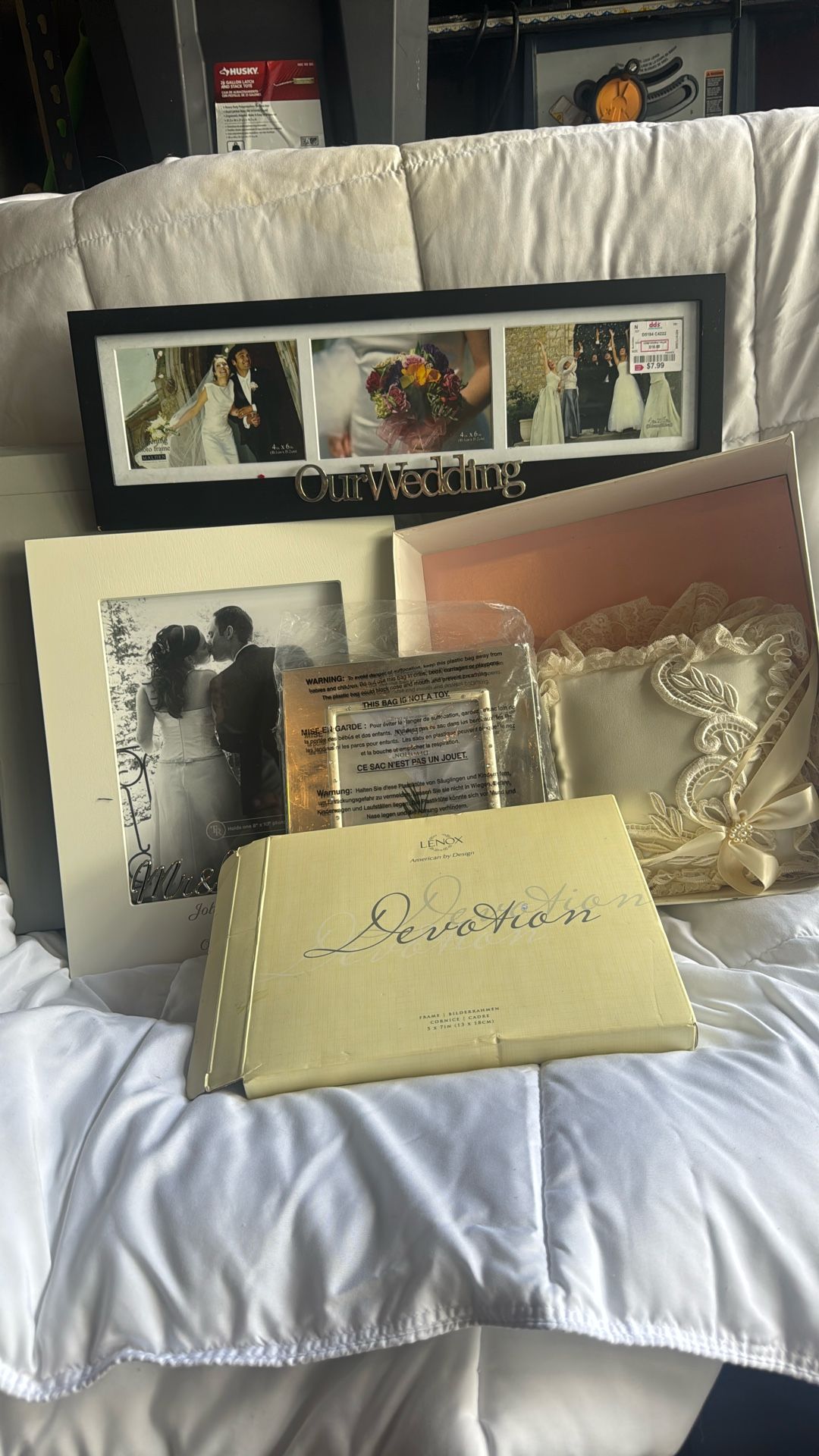 Wedding Frames An D Ring Pillow New