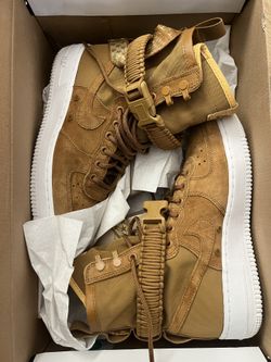 Nike Air Force 1 Brown Tan size 8.5 6.5 Shoes