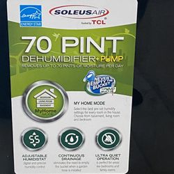 Silenus Dehumidifier 70 Pint