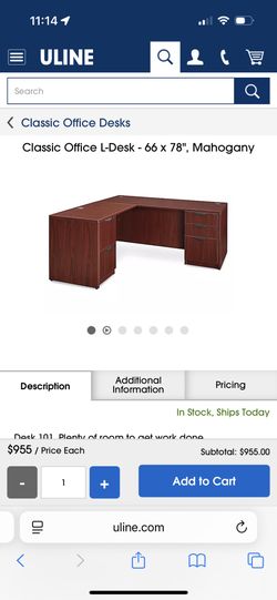 Cherry man Industries Desk