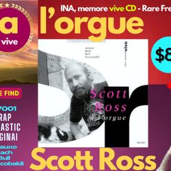 SCOTT ROSS/ INA/ L’orgue/ Vive/ French Edition 