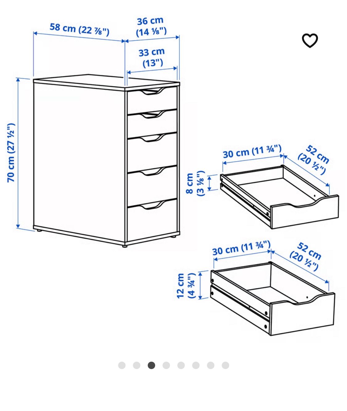 5drawer IKEA Dresser