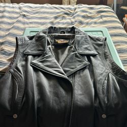 Item#18 H-D Leather Vest