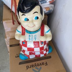 Bob’s Bigboy Cookie Jar 15” Tall $20