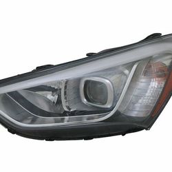For 2013-2016 Hyundai Santa Fe Headlight Assembly Left TYC 38152SW 2014 2015
