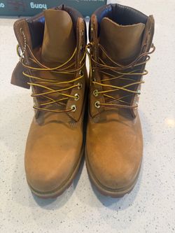 Timberland 6-Inch Wheat Nubuck Boots