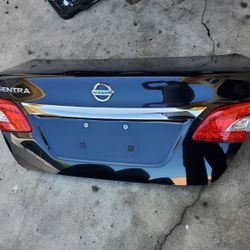 Rear Trunk for a Nissan Sentra 2014