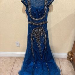 Royal Blue Maxi Dress