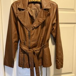 Faux Leather Jacket