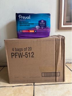 Prevail Per-Fit Women's/Unisex Underwear Medium Case Box (80 Count)