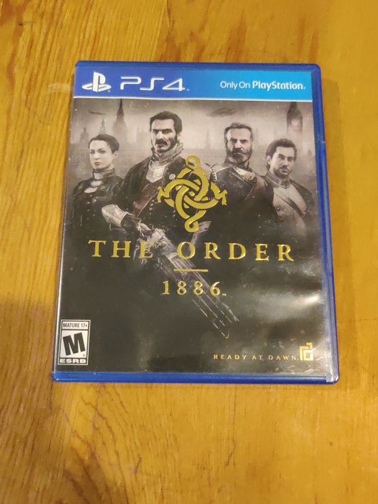 The Order 1886 PS4 Playstation 4 Like New