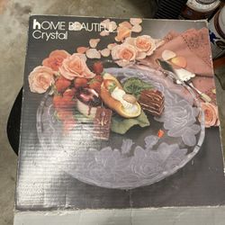 Rose Decorative Serving Platter 