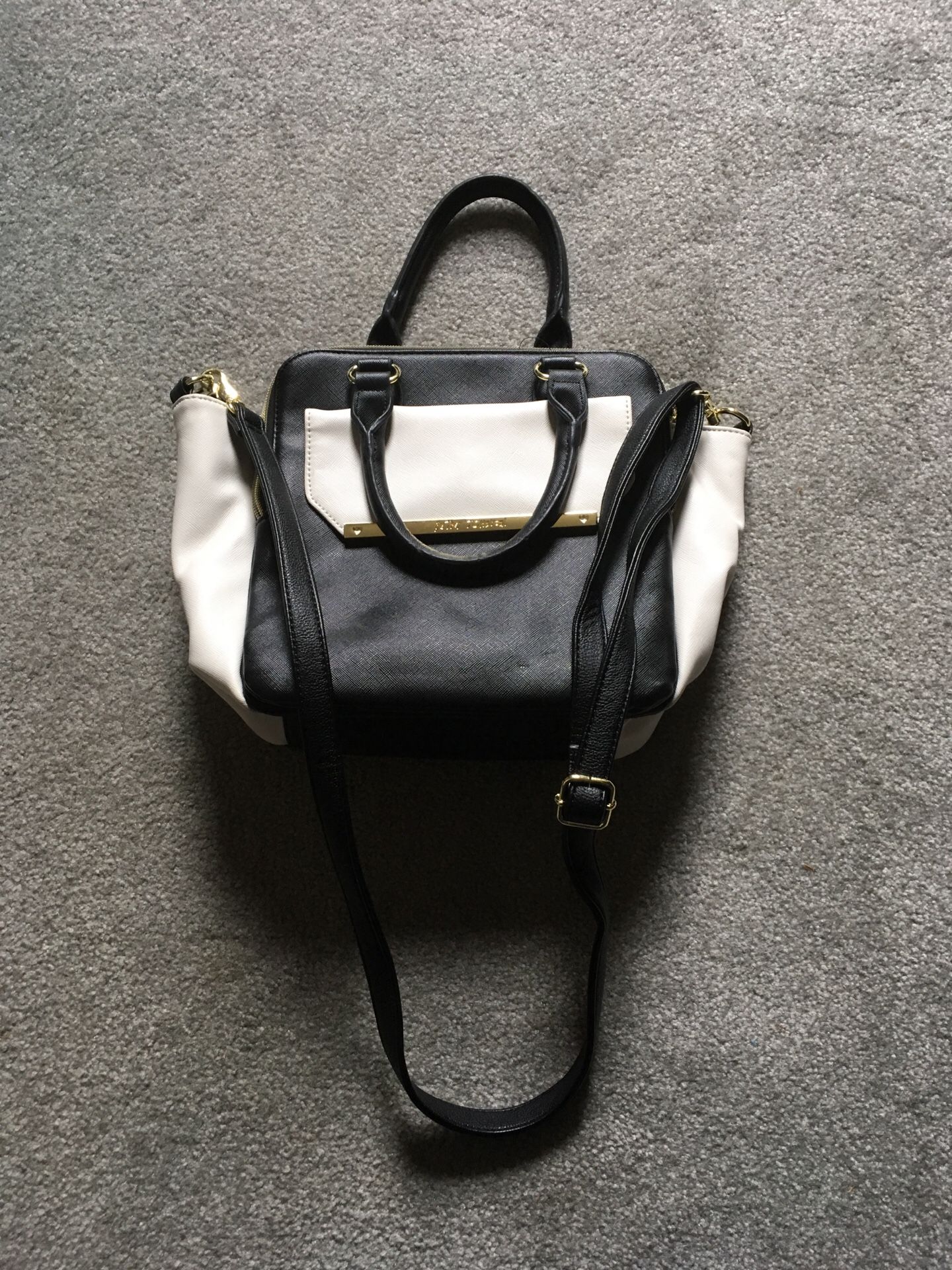 Betsy Johnston Black & White Purse