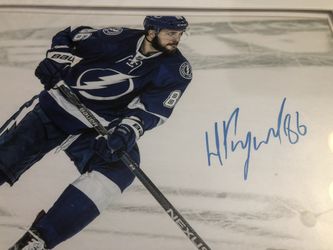 Tampa Bay Lightning Stanley Cup champions Nikita Kucherov autograph